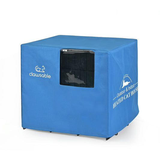 clawsable unheated cat cage front entry