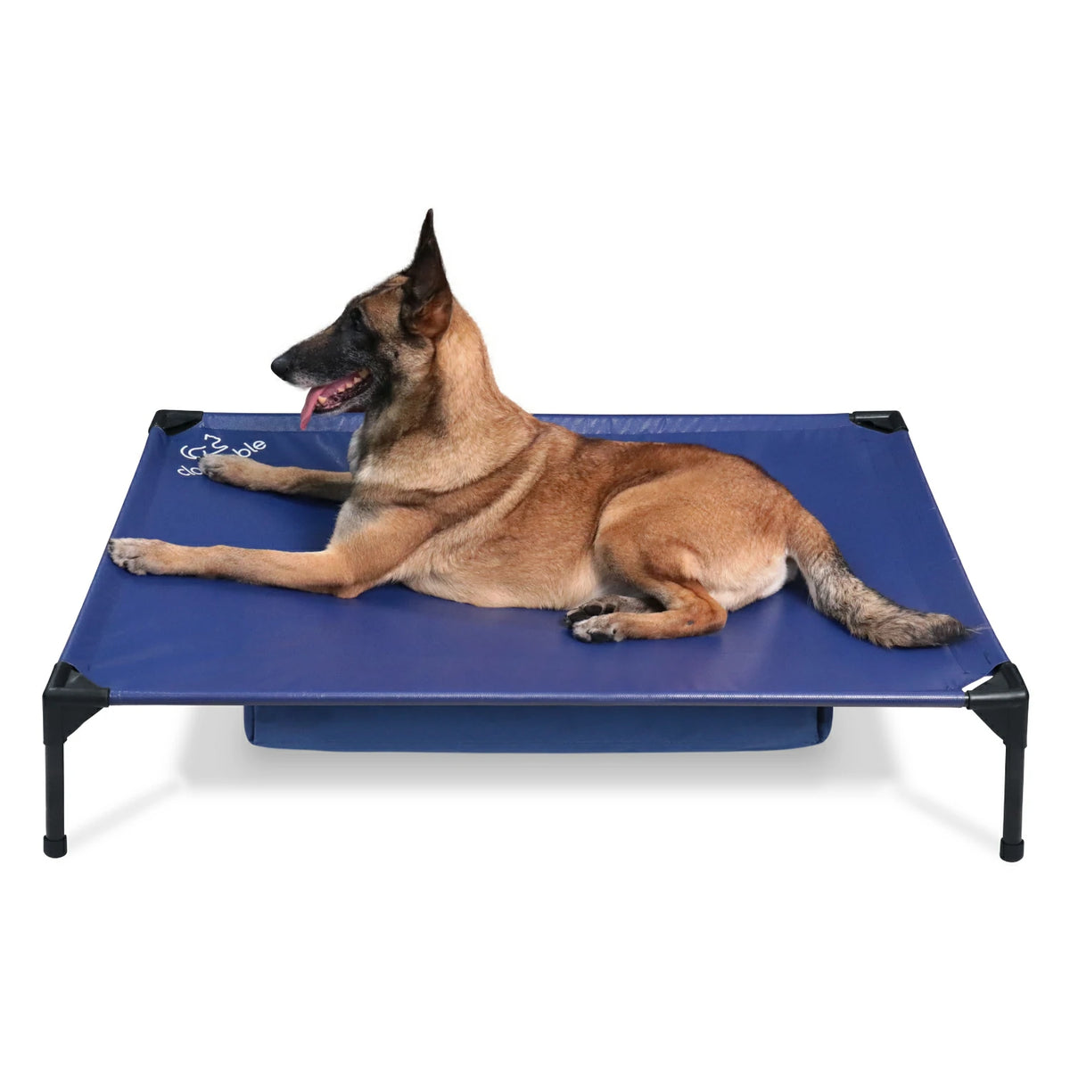 Elevated Cooling Dog Cot Refillable Ice Pack Dog Bed Clawsable