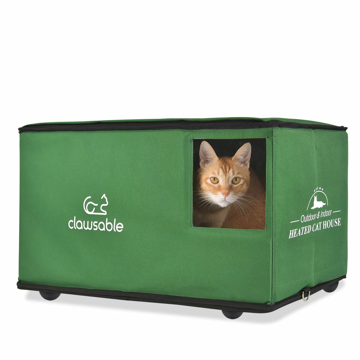 Large Portable Outdoor Cat House Superior Insulation Safety Clawsable