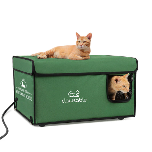 top openable cat house large