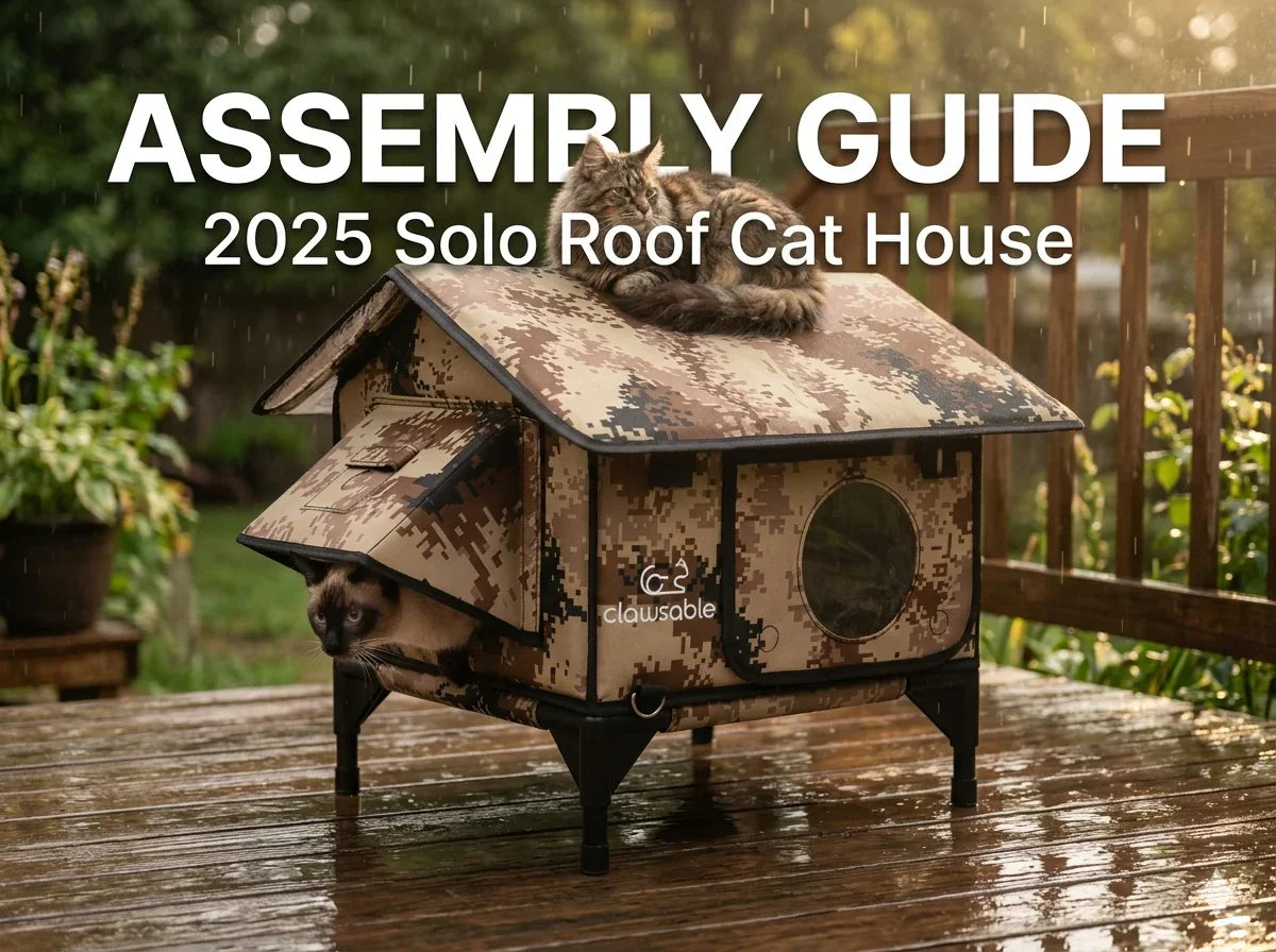 2025 Solo Roof Cat House Assembly Guide & Video
