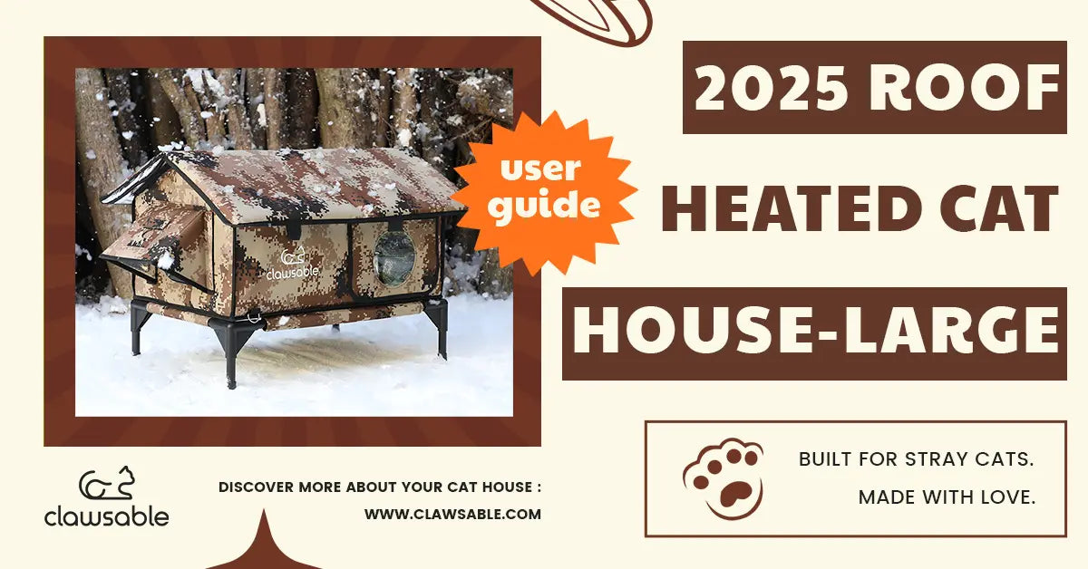 [User Guide]2025 Roof Cat House - Large