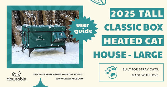 [User Guide]2025 Tall Classic Box Cat House – Large