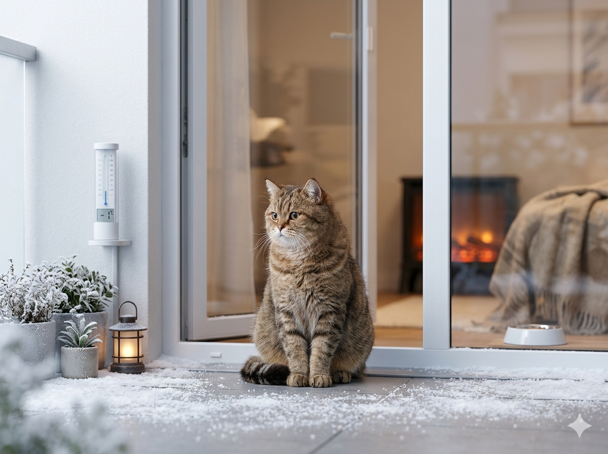 How cold is too cold for cats?