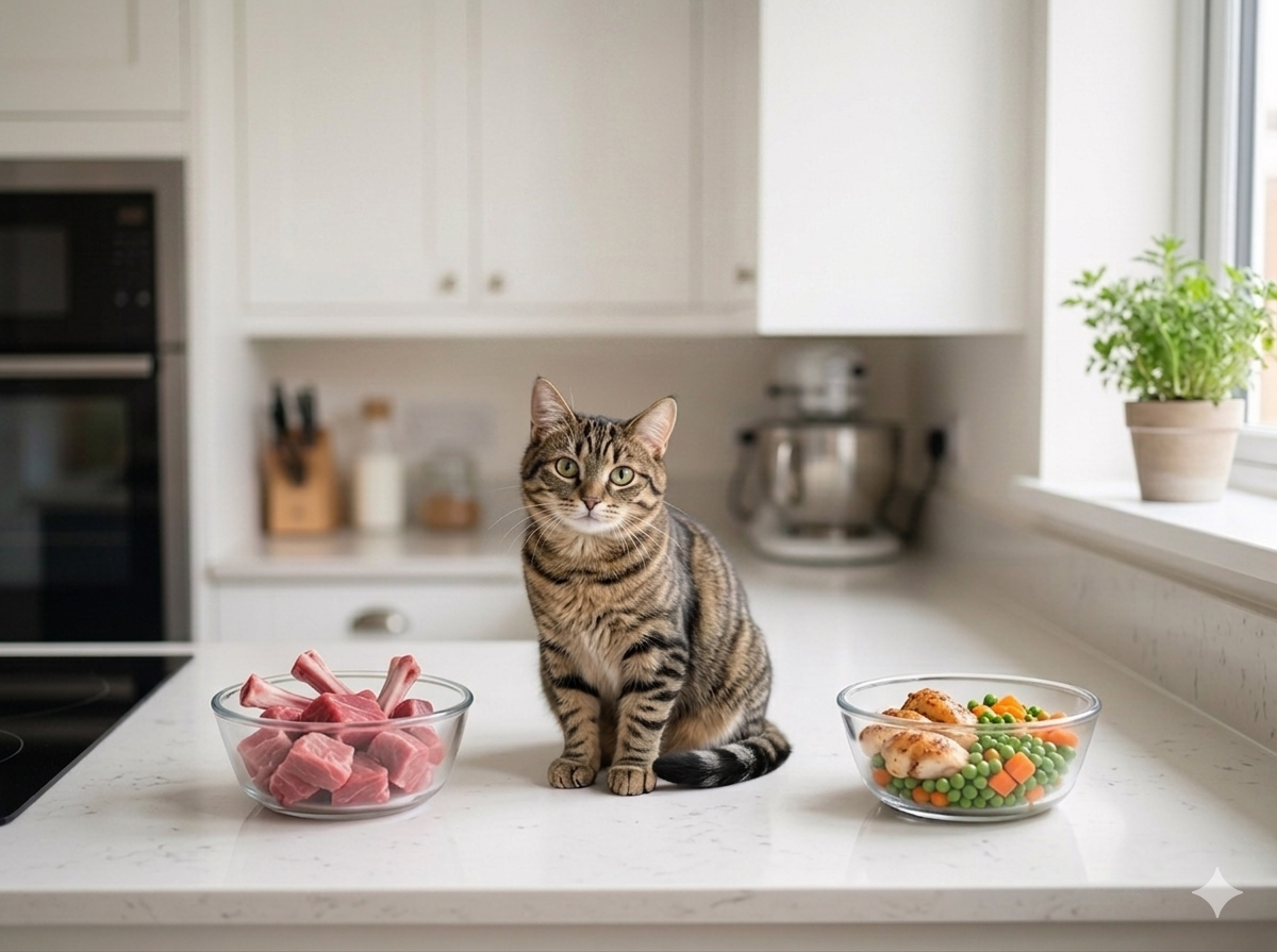 Raw Meat or Cooked Homemade Meals?