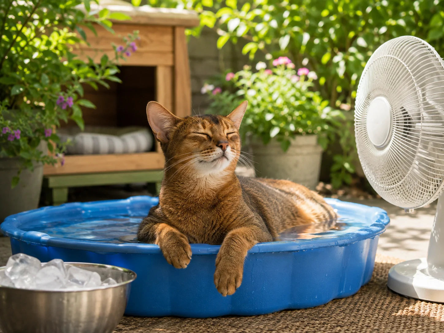 How to Cool Your Outdoor Cat in the Summer