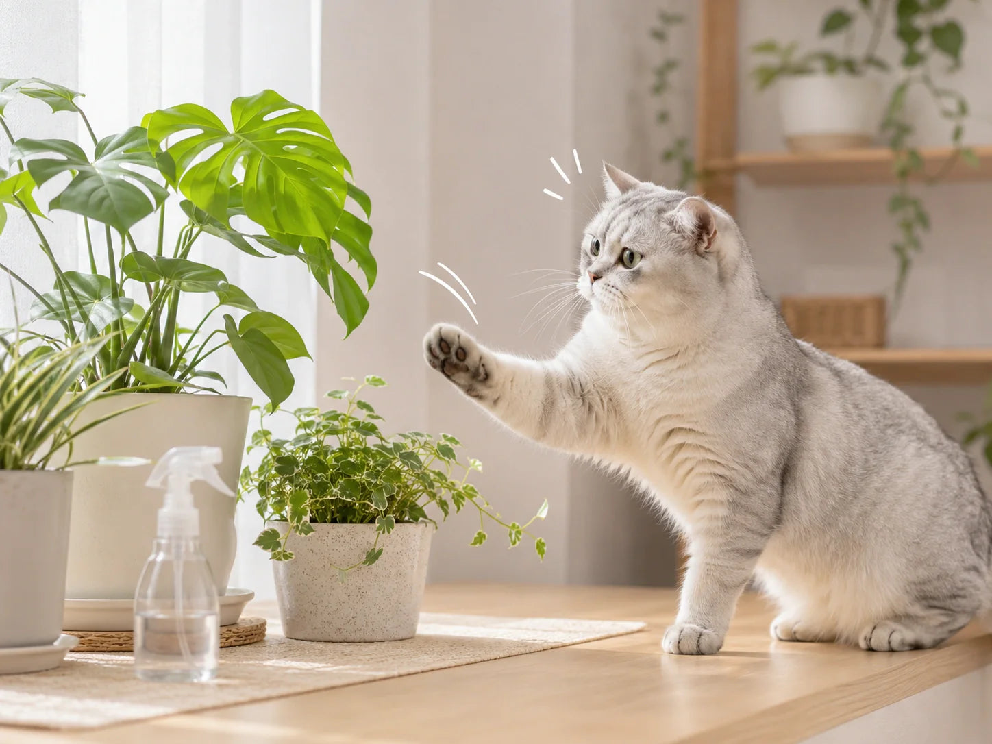 How to keep cats away from plants