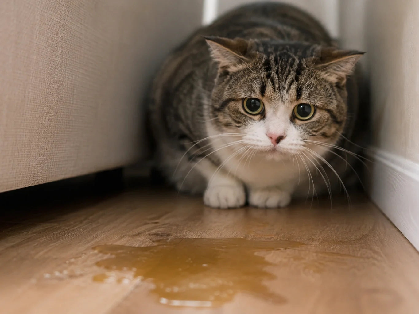 Is your cat suddenly urinating everywhere? It might be trying to tell you it needs help.