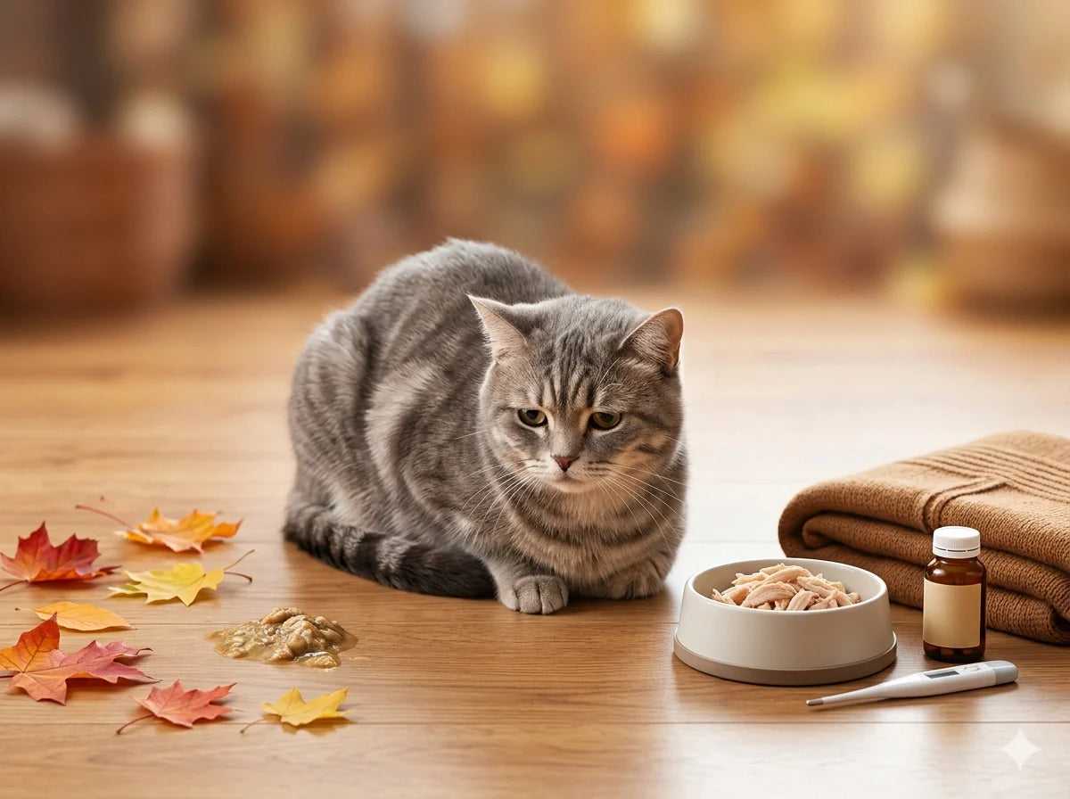 Seasonal Digestive Care Guide: How to Address Fall Vomiting in Cats
