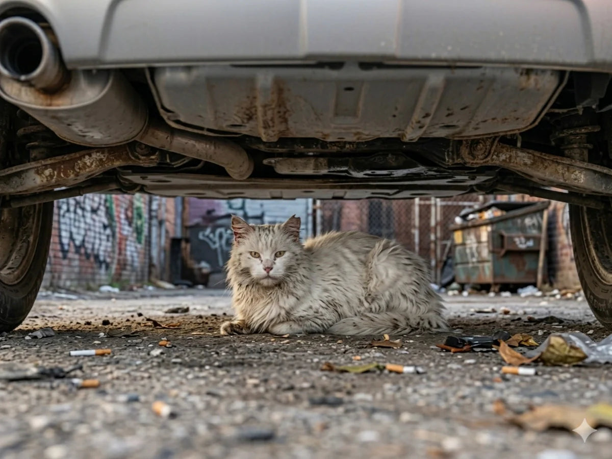 Where Do Feral Cats Hide When It’s Cold?