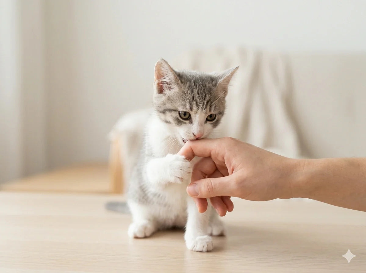 Why Is My Kitten Biting Me? A Guide to Stopping the Nipping