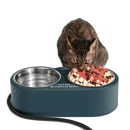 Mealtime Revolution: Introducing Clawsable's Dual 1.25L Heated Pet Bowl