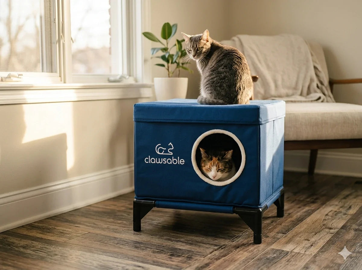 Elevated Cooling Cat House Setup Guide & Video