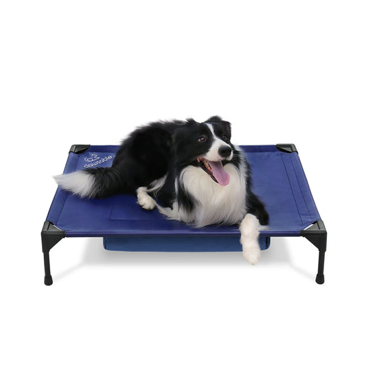 Cooling Elevated Dog Cot with Refillable Ice Pack User Guide
