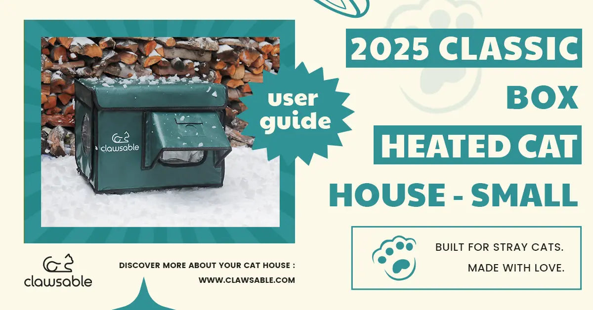 [User Guide]2025 Classic Box  Cat House – Small