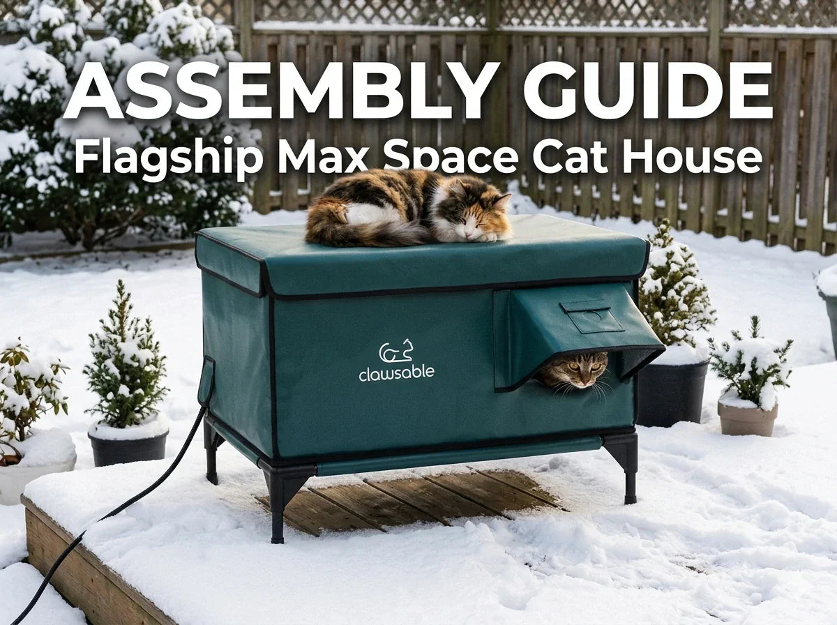 Flagship Max Space Cat House Assembly Guide & Video
