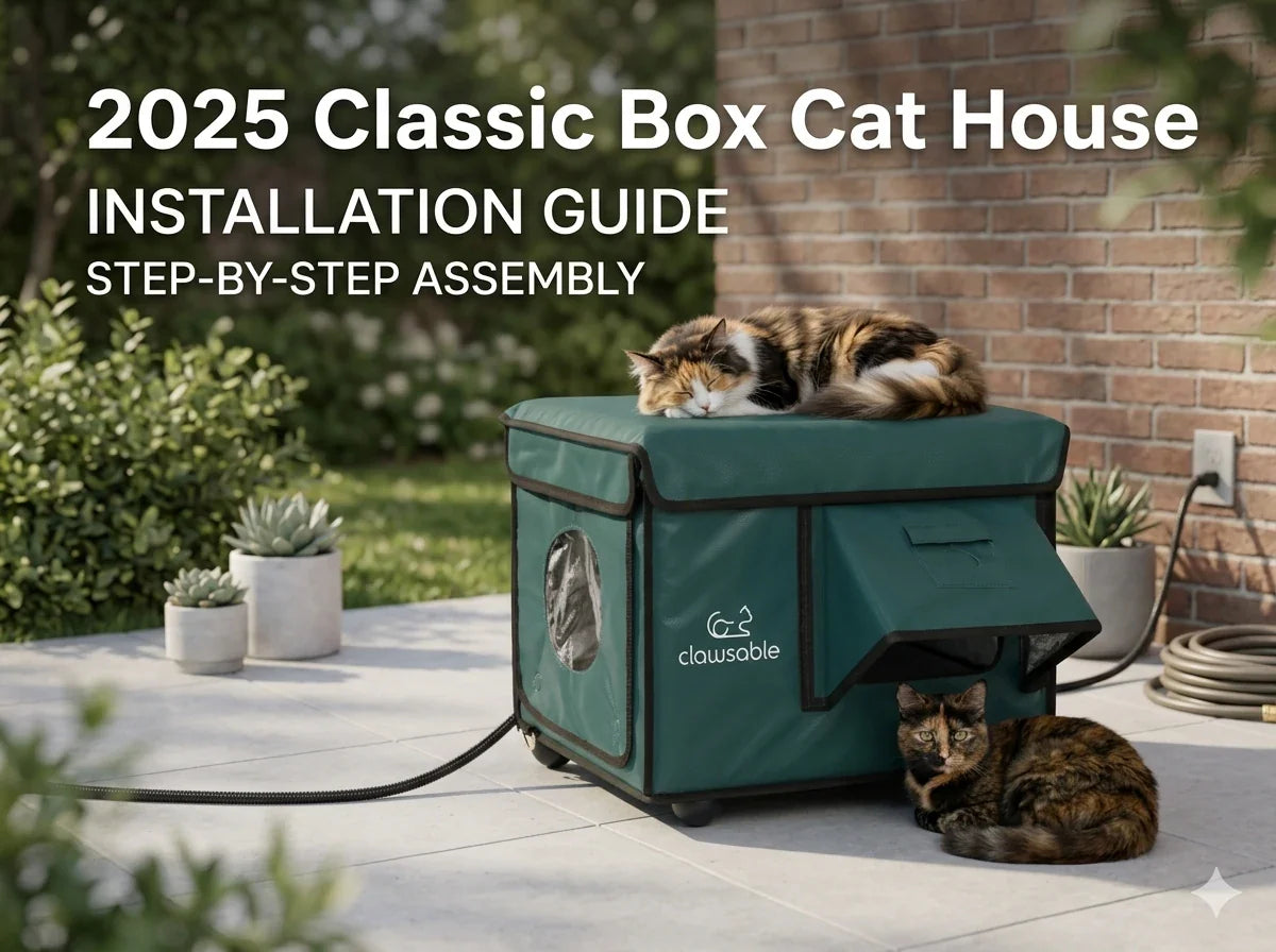 【User Guide】2025 Classic Box  Cat House – Small