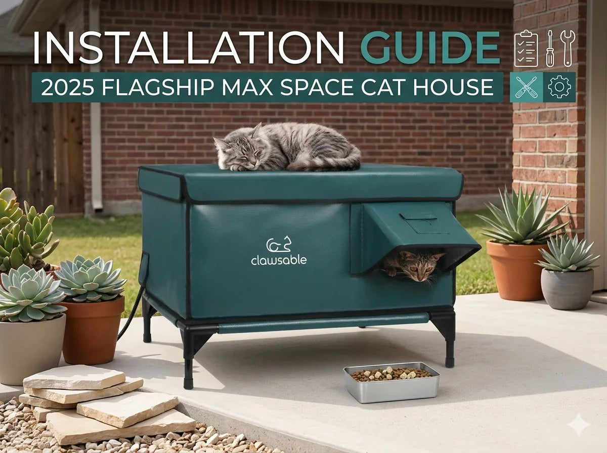 【User Guide】2025 Flagship Max Space Cat House