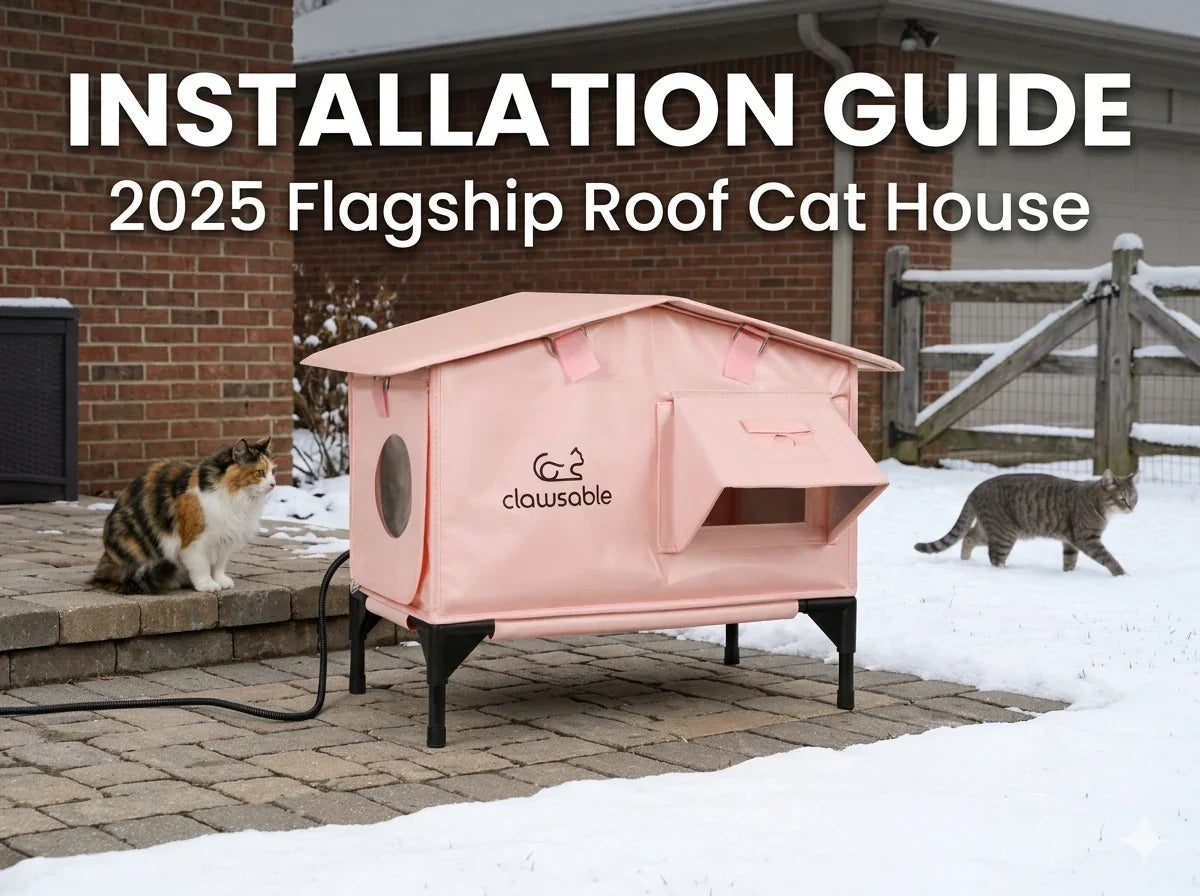 【User Guide】2025 Flagship Roof Cat House