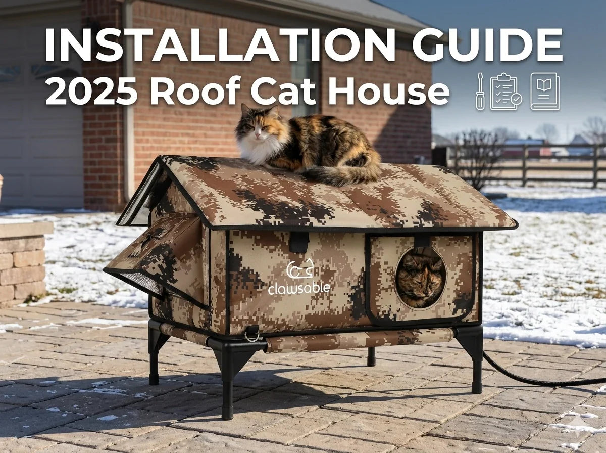 【User Guide】2025 Roof Cat House - Large