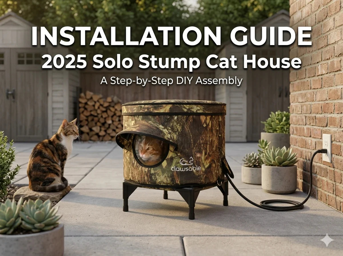 【User Guide】2025 Solo Stump Cat House