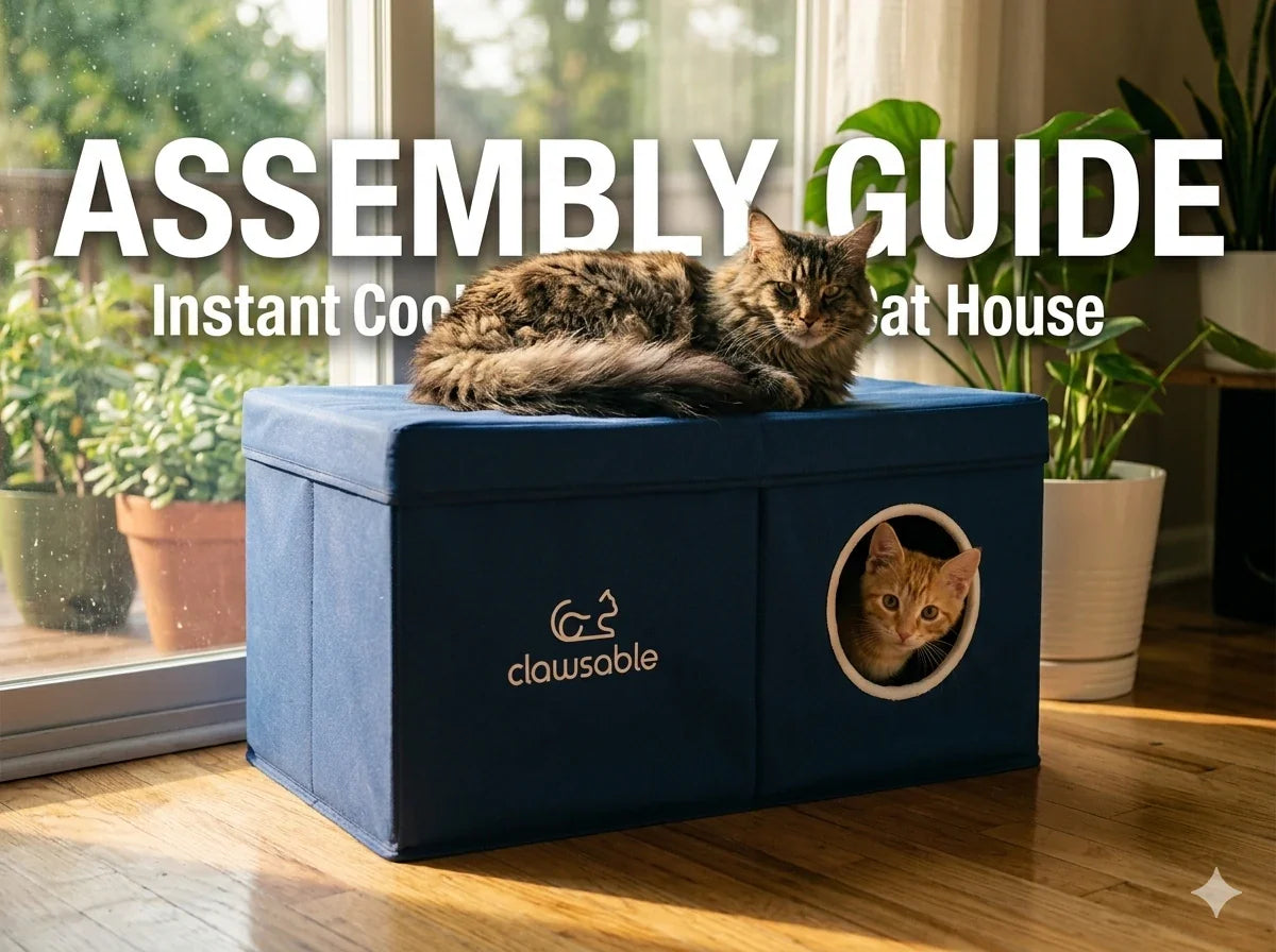 Instant Cooling Cat House Assembly Guide & Video
