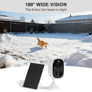 2025 Solar Wireless WiFi 2K Pet Camera
