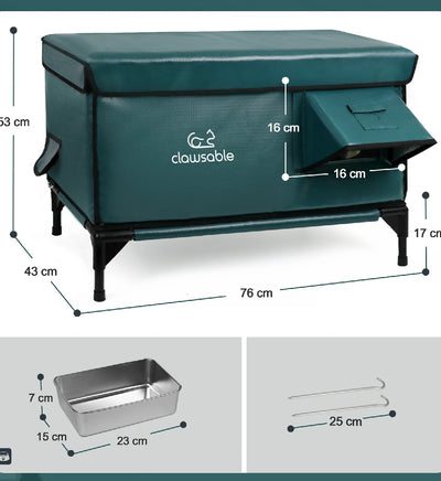 2025 Flagship Max Space Insulated Cat House