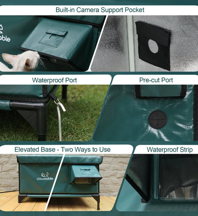 2025 Flagship Max Space Insulated Cat House