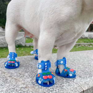 Adorable Anti-Slip Dog Shoes - Waterproof, Breathable, Stylish Pet Paw Protectors