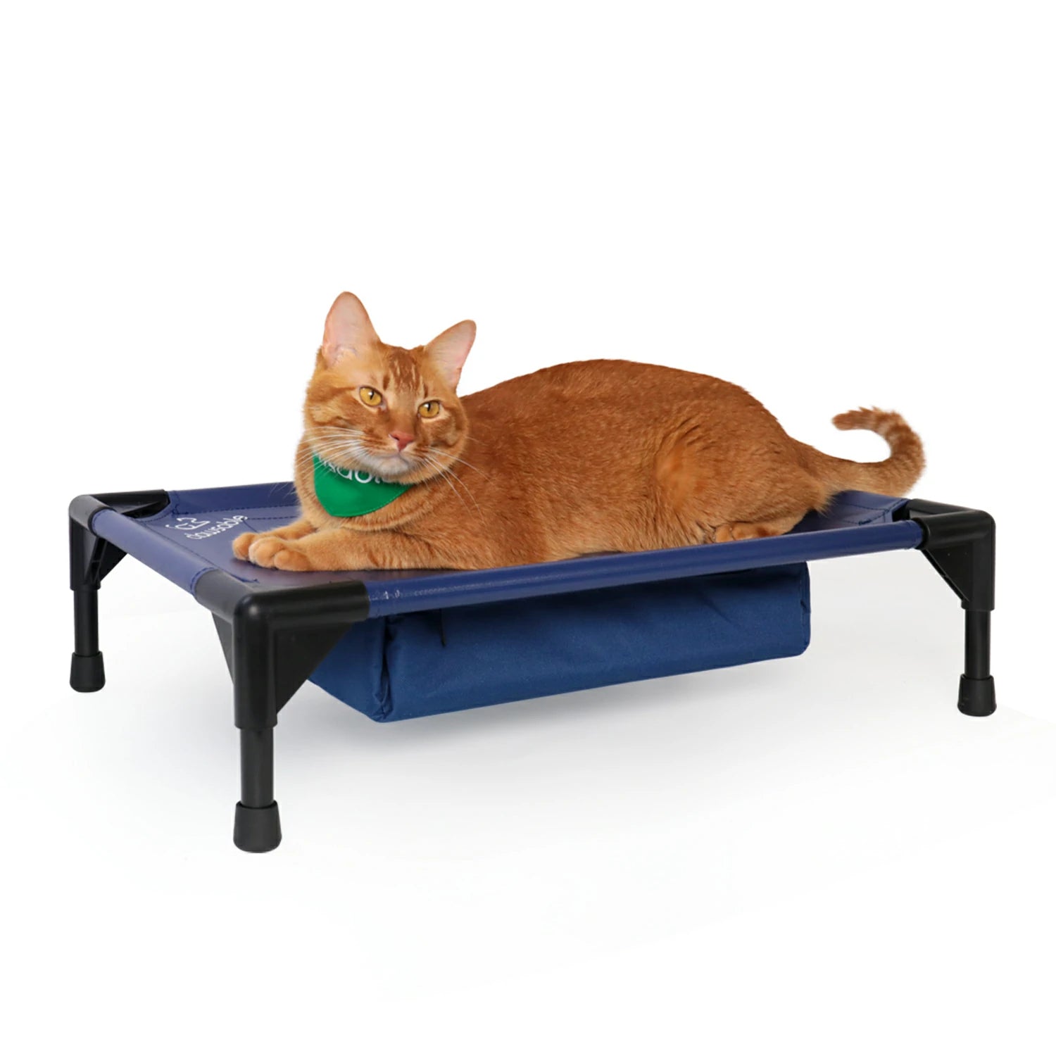 Elevated Cooling Dog Cot Refillable Ice Pack Dog Bed Clawsable