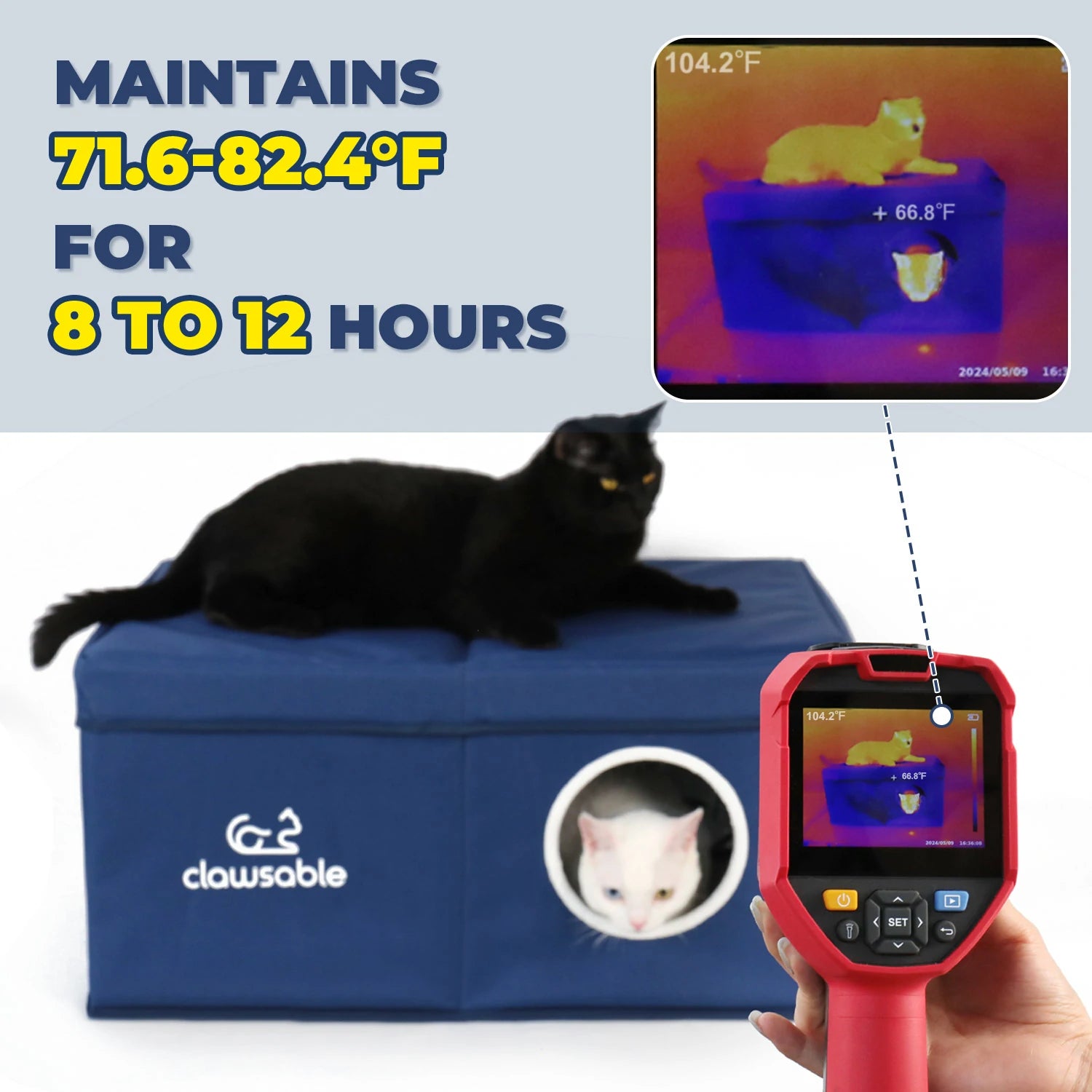 Cooling cat house Long term cooling
