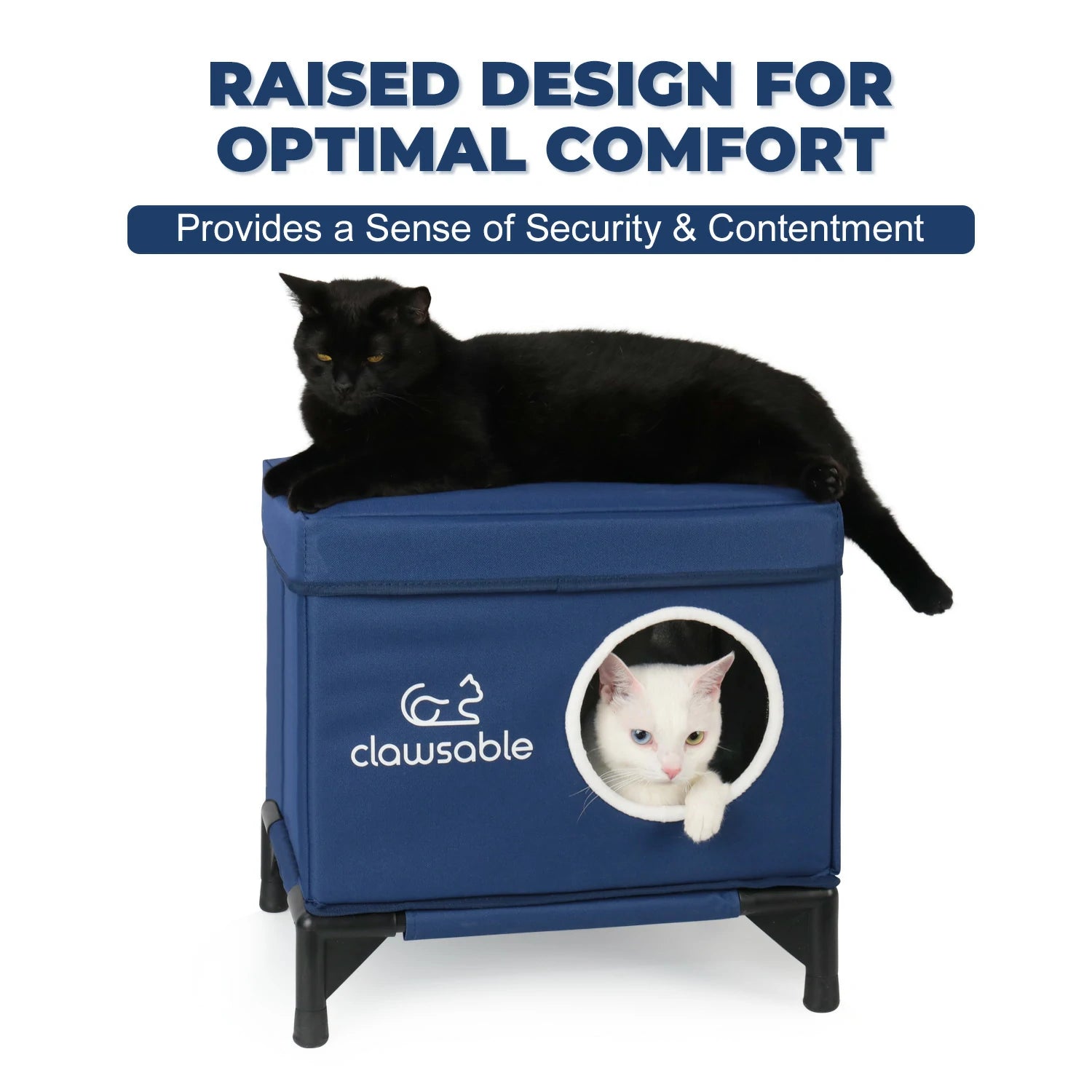 Elevated Cooling cat shelter Raised design 1