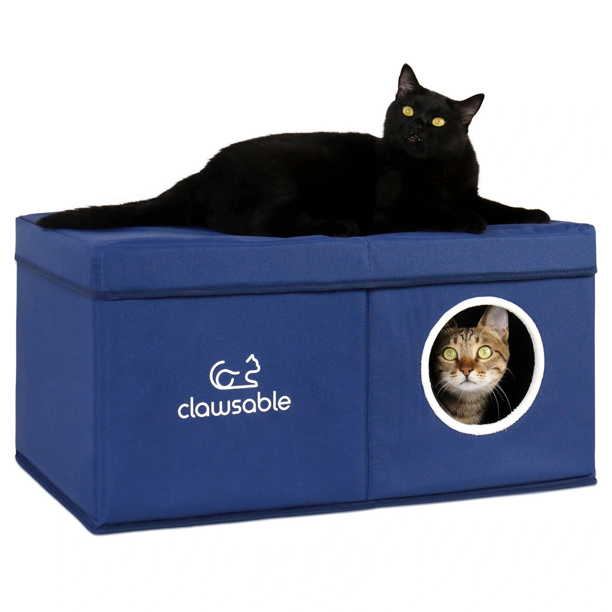 Instant Cooling Cat House with Ice Pack Clawsable