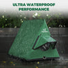 a frame cat house portable green waterproof