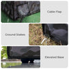 all round waterproof cat house portable black camo