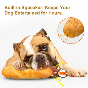 barking baguette toy squeaker