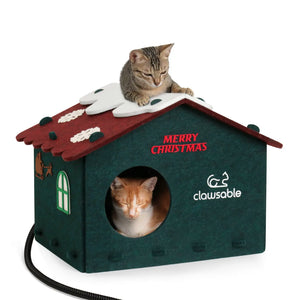 DIY Christmas Constant-Temp Heated Cat Bed