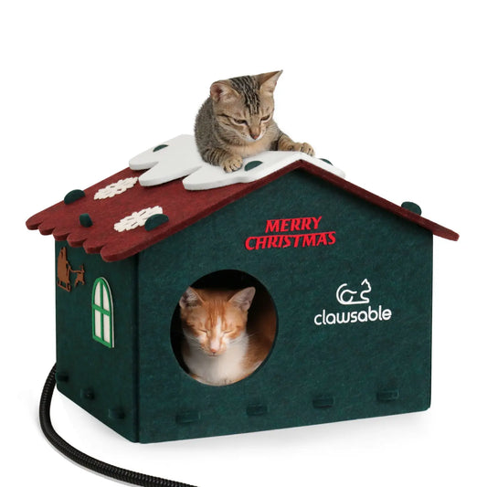 DIY Christmas Constant-Temp Heated Cat Bed