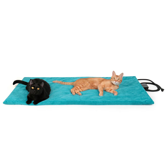 clawsable adjustable pet heated pad extra large 28x47cat