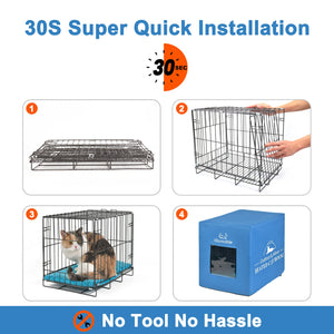 clawsable cat cage fast assembly1