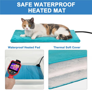clawsable cat cage heating mat large