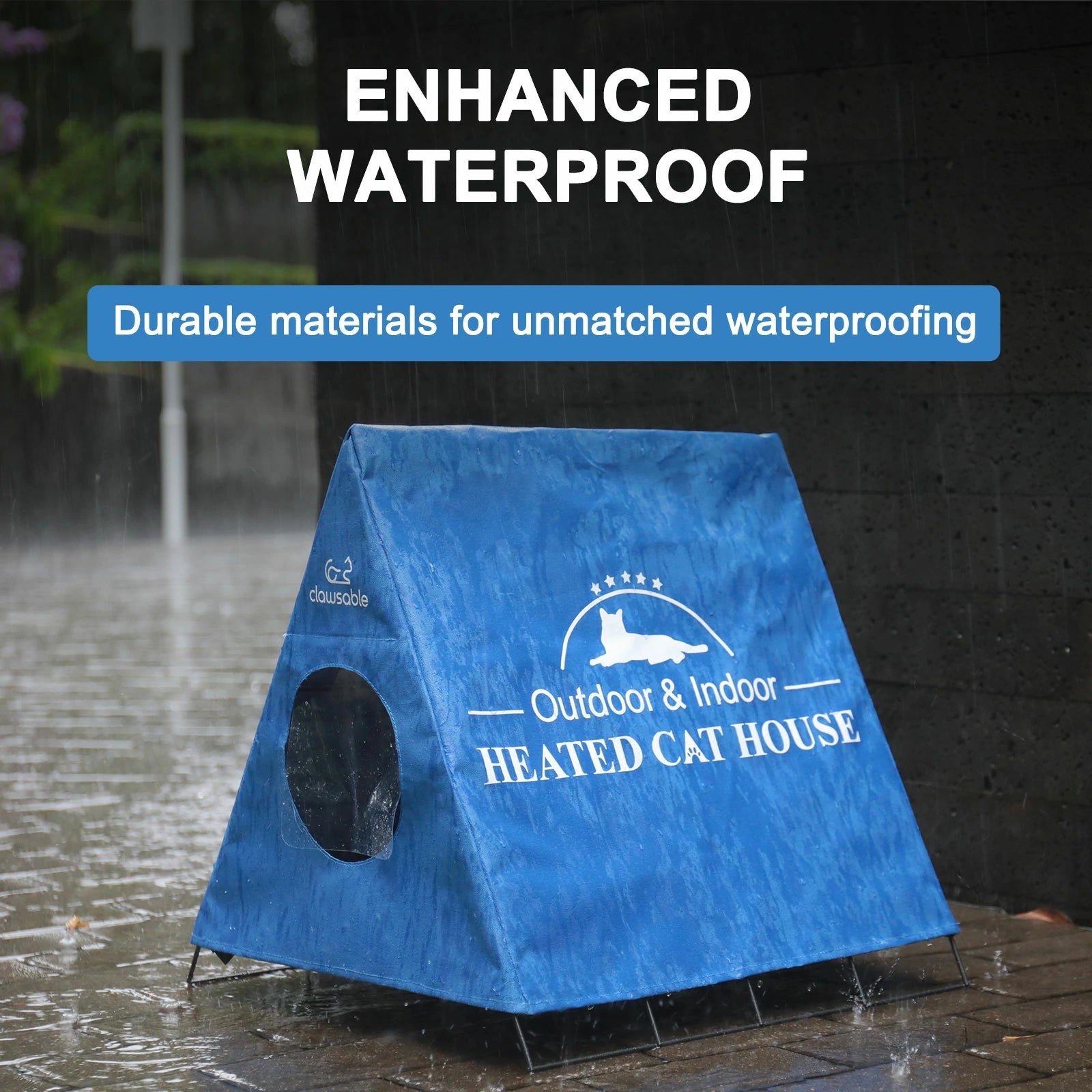 clawsable cat cage rainproof