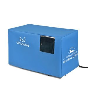clawsable heated cat cage large front entry