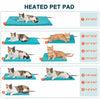 clawsable heating mat size card