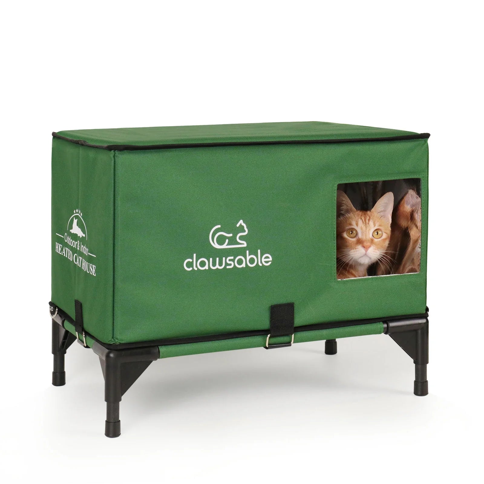 Analyzing image    clawsable-portable-elevated-cat-house-medium