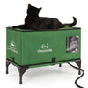 clawsable portable elevated heated cat house large