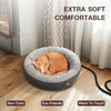 donut heated pet bed warm
