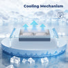 elevated cooling dog bed cooling mechanism