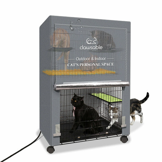 extra large heated outdoor cat haven